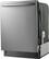 Left. Insignia™ - 24" Top Control Built-In Dishwasher - Stainless steel.