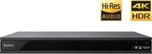 Sony - Geek Squad Certified Refurbished UBP-X800 - Streaming 4K Ultra HD 3D Hi-Res Audio Wi-Fi Built-In Blu-ray - Black - Front_Zoom