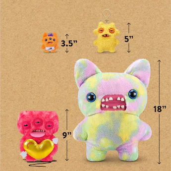 Fuggler Love Fugg 9 inch Annoyed Alien (red), Funny Ugly Monster Fuggler Love Fugg 9 inch Annoyed Alien (red), Funny Ugly Monster