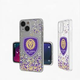Keyscaper - MLS - Orlando City SC iPhone Confetti Design Clear Case - 15 - Multicolor