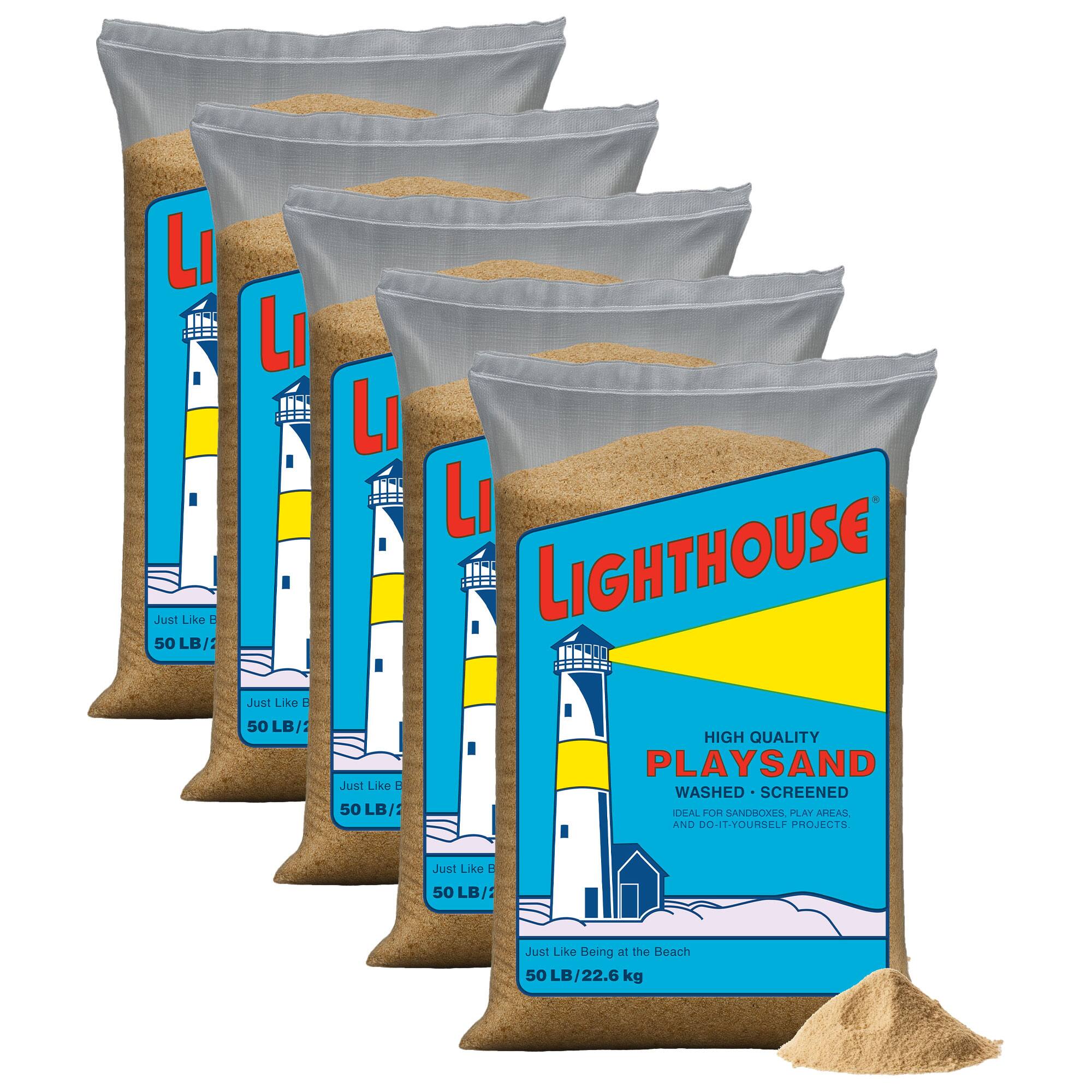 LI LI LI LI Just Like Being at the Beach

LIGHTHOUSE
HIGH QUALITY PLAYSAND
WASHED • SCREENED
IDEAL FOR SANDBOXES, PLAY AREAS, AND DO-IT-YOURSELF PROJECTS

50 LB / 22.6 kg