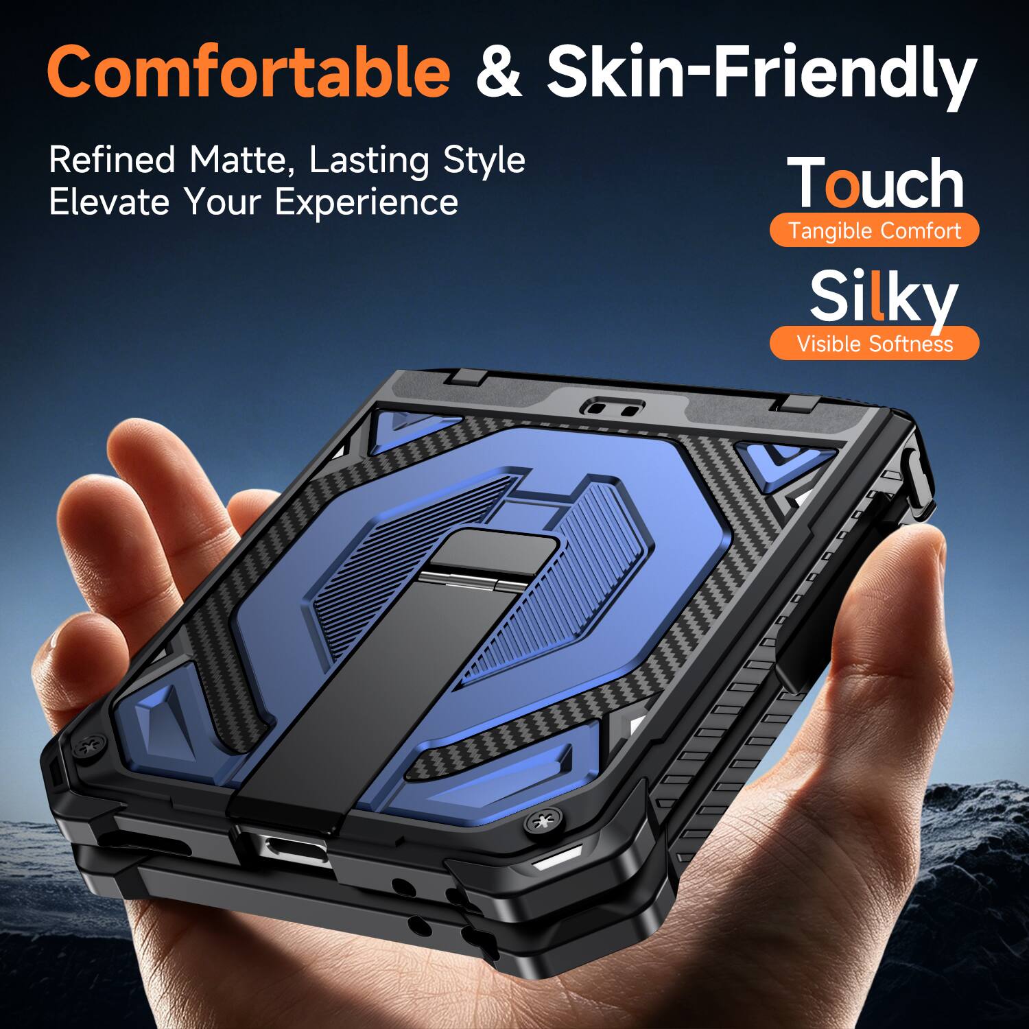 Comfortable & Skin-Friendly  
Refined Matte, Lasting Style  
Elevate Your Experience  

Touch  
Tangible Comfort  

Silky  
Visible Softness