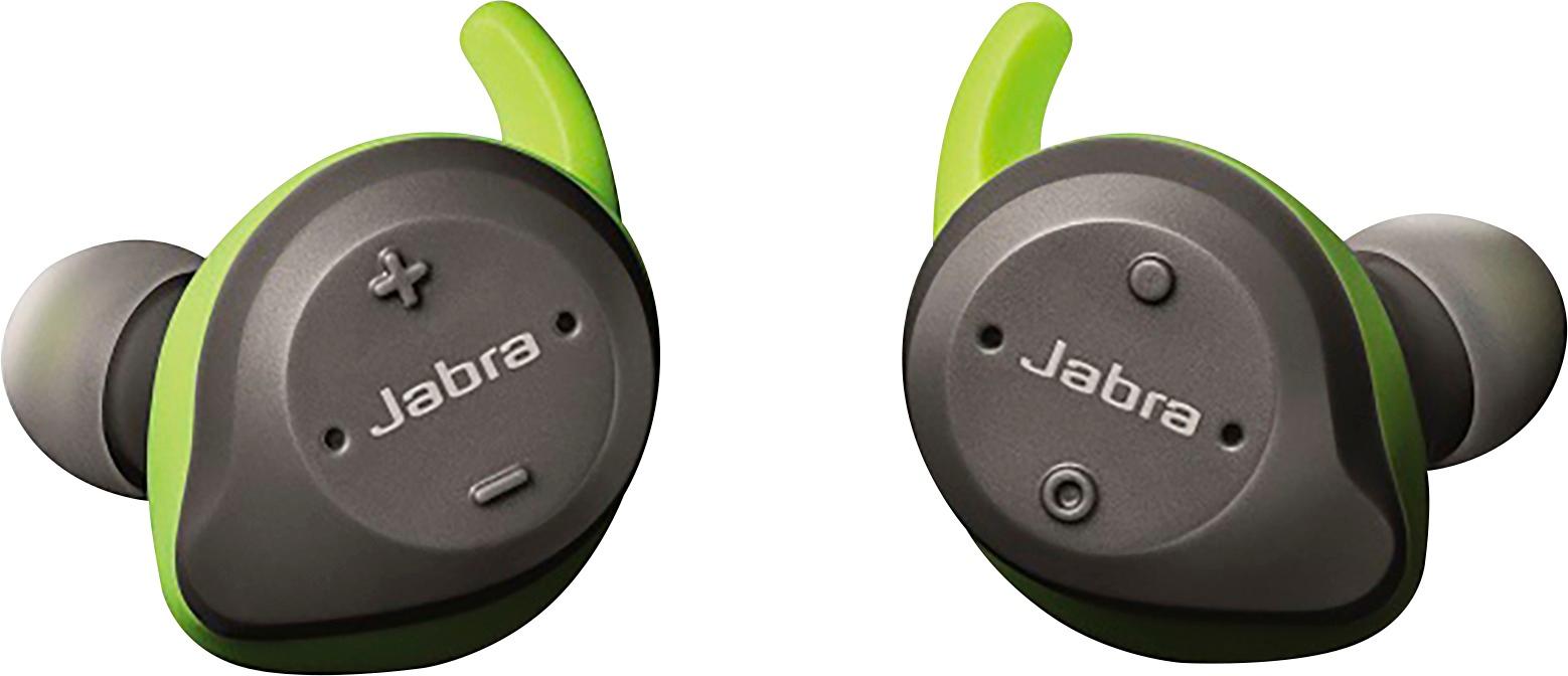 Lee mot Th Best Buy: Jabra Elite Sport True Wireless Earbud Headphones Lime Green /  Gray 100-98700000-02