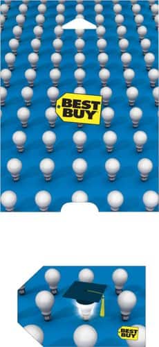  Best Buy - $15 Graduation Light Bulb Gift Card