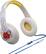 Angle. iHome - Di-M40BY.FXv7 Over-the-Ear Headphones Disney Beauty & The Beast - White/Silver/Red.