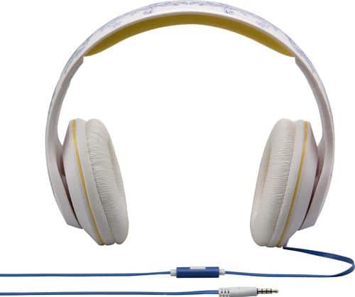 iHome - Di-M40BY.FXv7 Over-the-Ear Headphones Disney Beauty & The Beast - White/silver/red - Larger Front