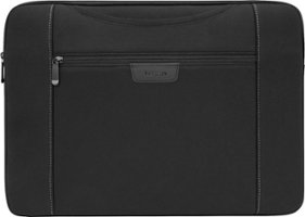 Targus - Sleeve for 14" Laptop - Black - Front_Zoom