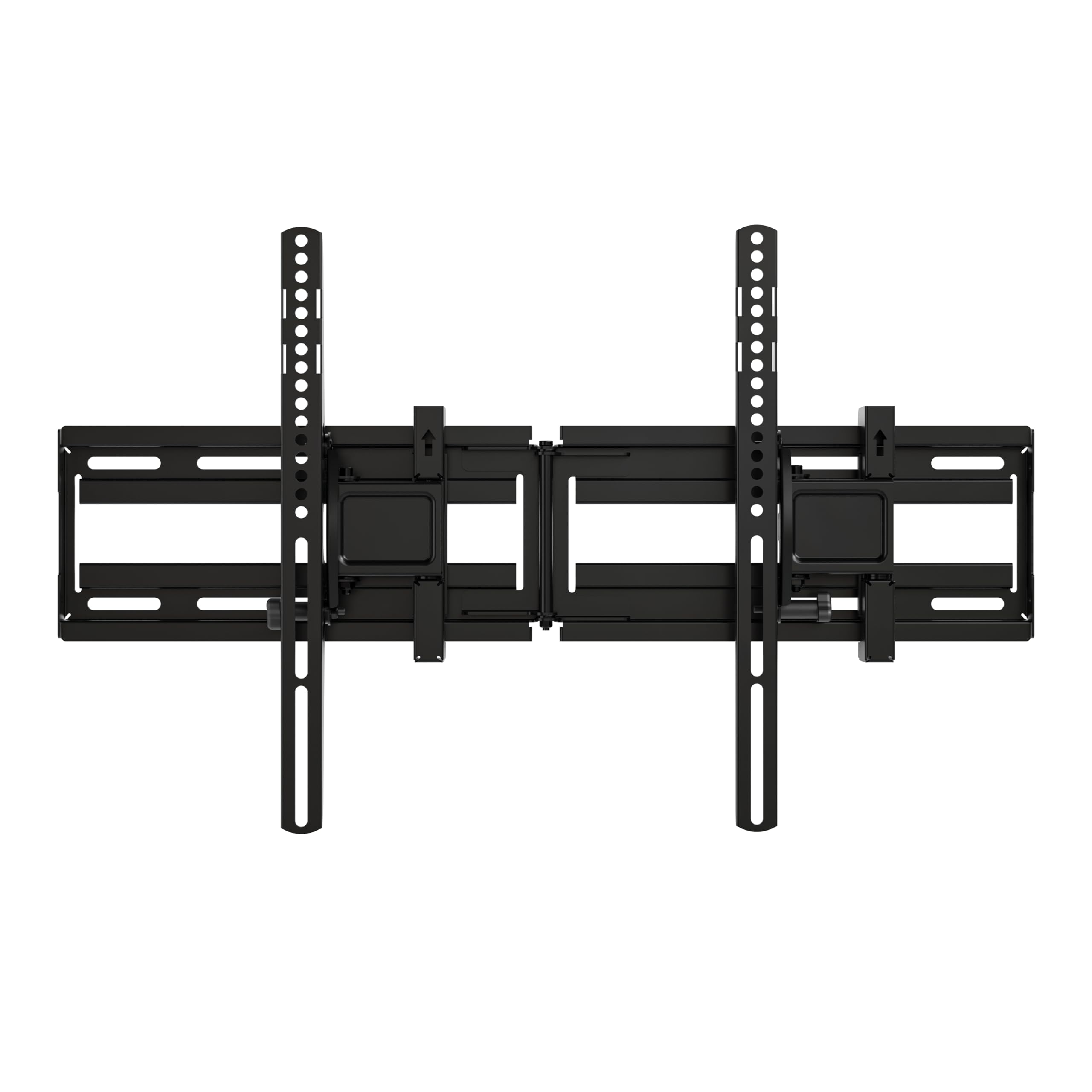 Front. Dazzed Corner - Extendable Tilting TV Wall Mount for 32-90'' TVs, Low Profile, 110 lb - Black.