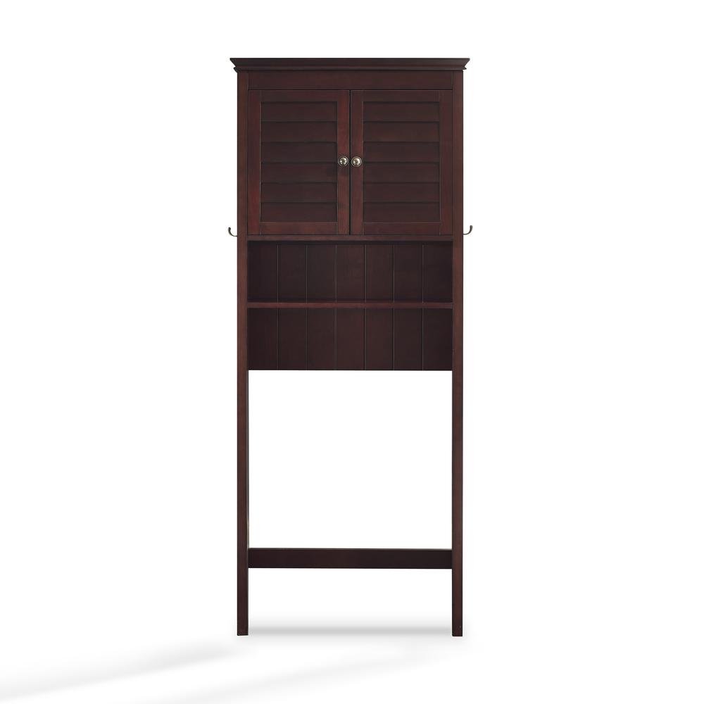 Back. Crosley Furniture - Lydia Over The Toilet Storage Cabinet - Espresso.