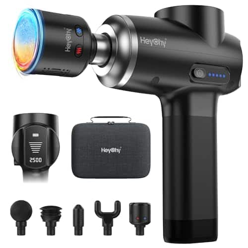 Vulpecula Spade - Percussion Massage Gun Deep Tissue with Heat and Cold, Portable Handheld Muscle Massager, Percussion Back Body