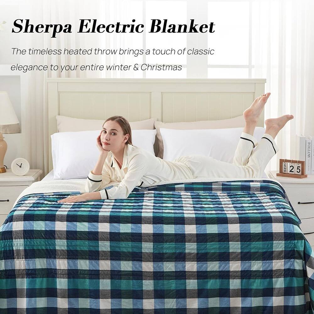 Sherpa Electric Blanket

The timeless heated throw brings a touch of classic elegance to your entire winter & Christmas.