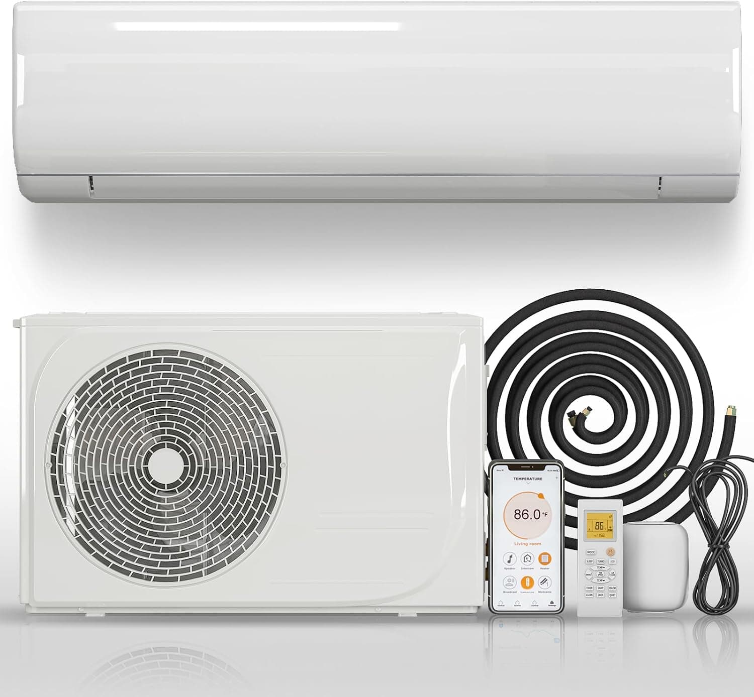 Circus Cirle - 12000BTU Mini Split Air Conditioner with Heater