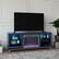Left. Ameriwood Home - Lumina Deluxe Fireplace TV Stand (70") - Navy.