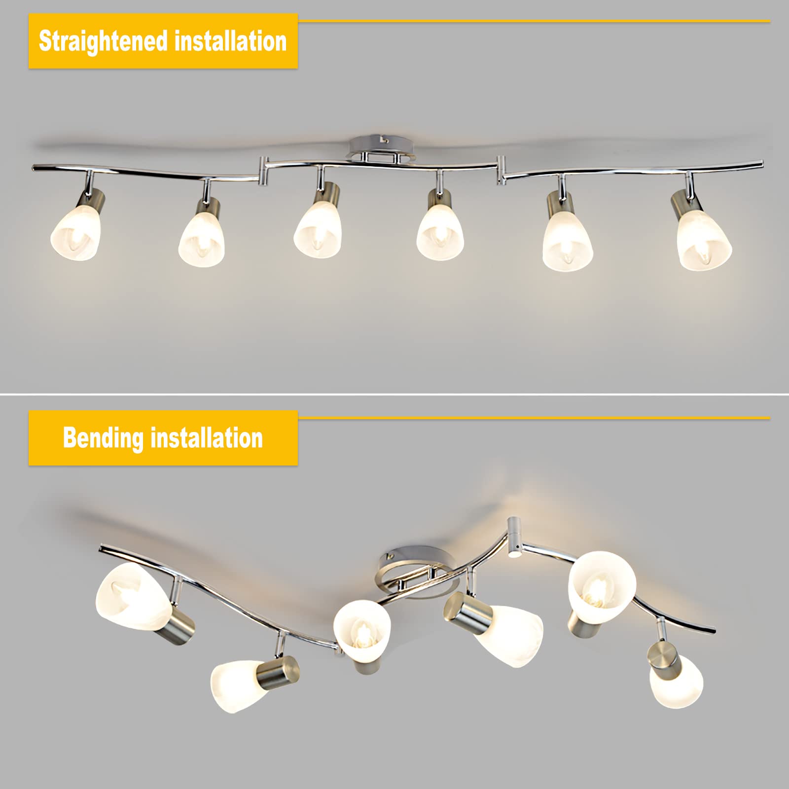 Straightened installation

Bending installation