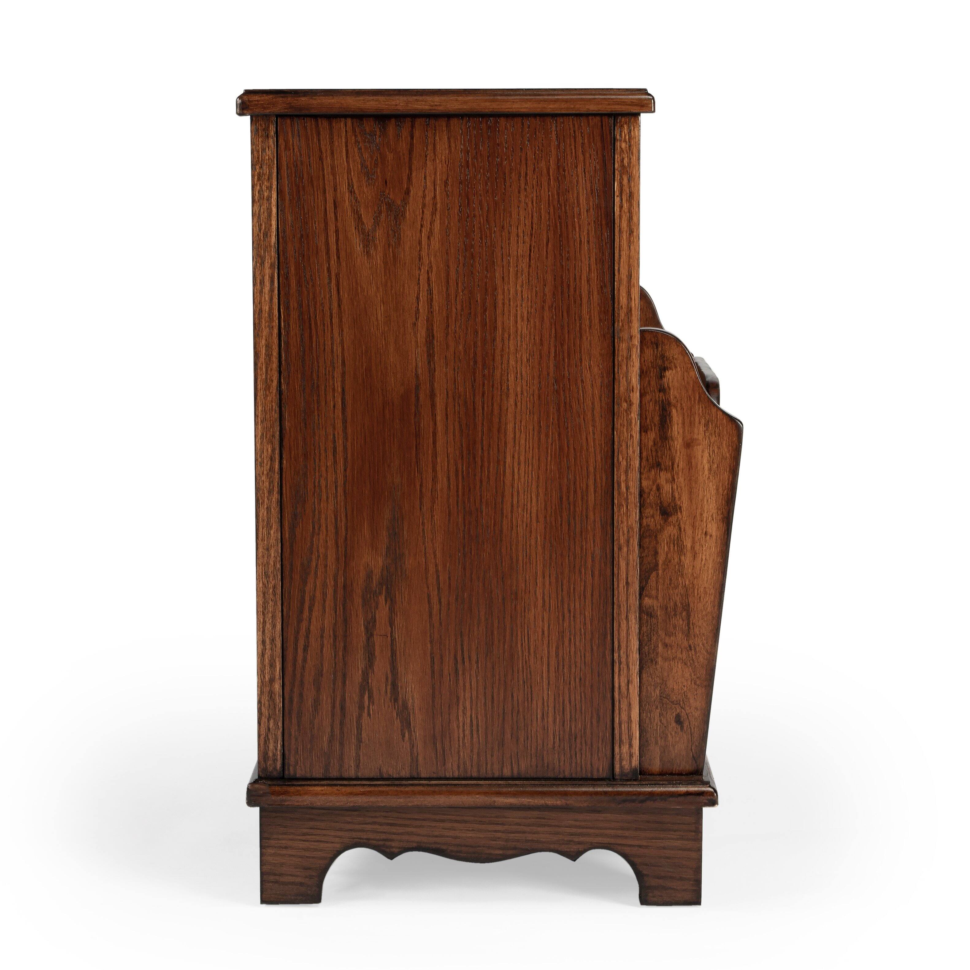 Butler Specialty Gregory 14.5 in. W Rectangular Wood Storage Side Table ...