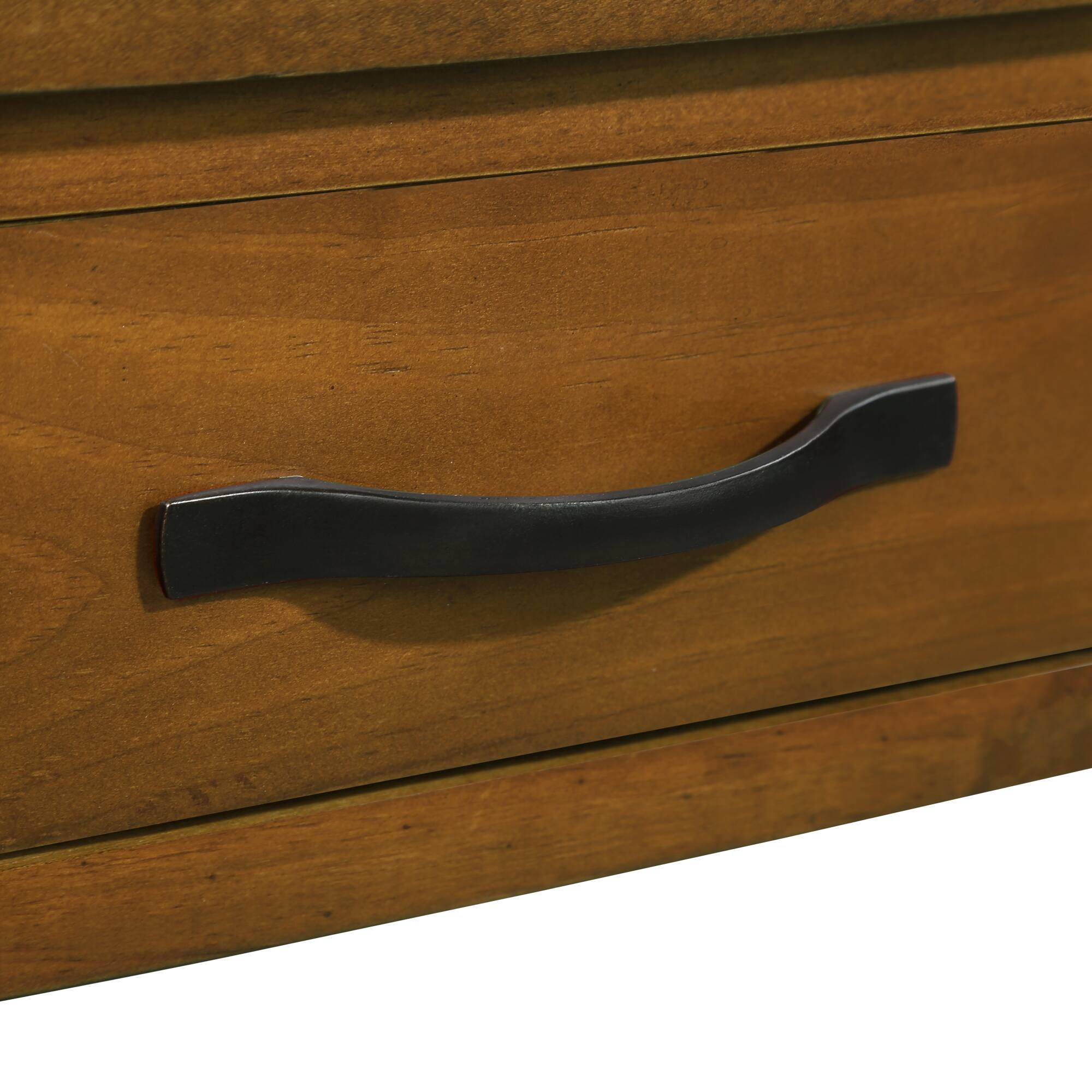 Alt View 7. GOODSILO - Compact Triangular Corner Table with Three Tiers for Space-Saving Storage and Display - Brown.