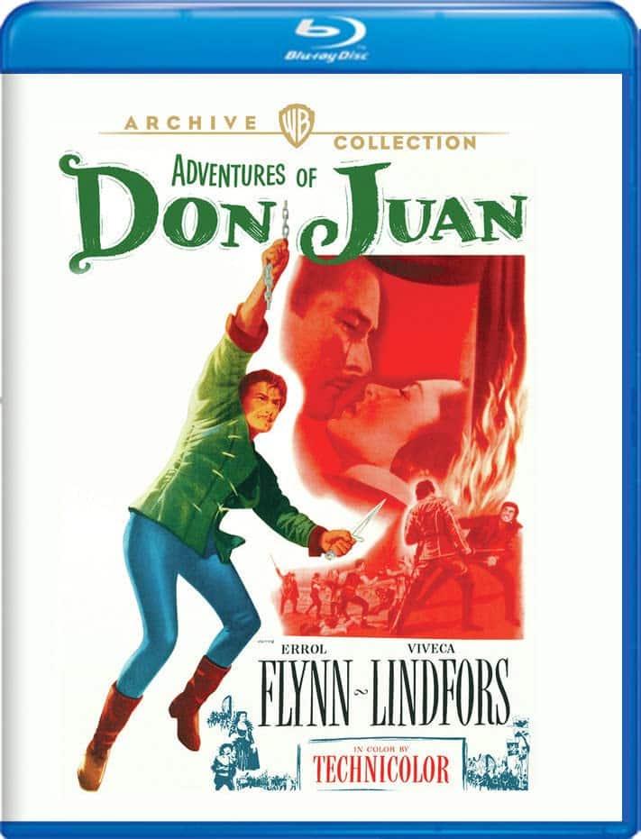 Front. The Adventures of Don Juan   - BluRay.