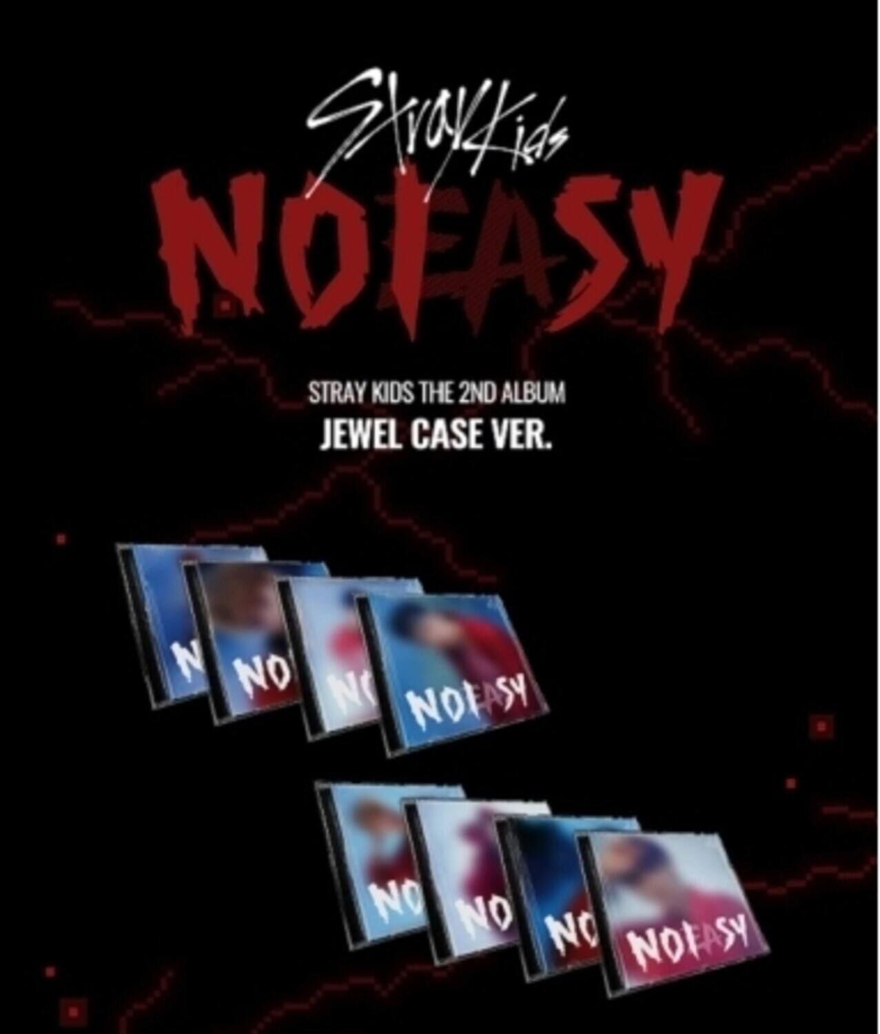 Stray Kids  
NOEASY  
STRAY KIDS THE 2ND ALBUM  
JEWEL CASE VER.