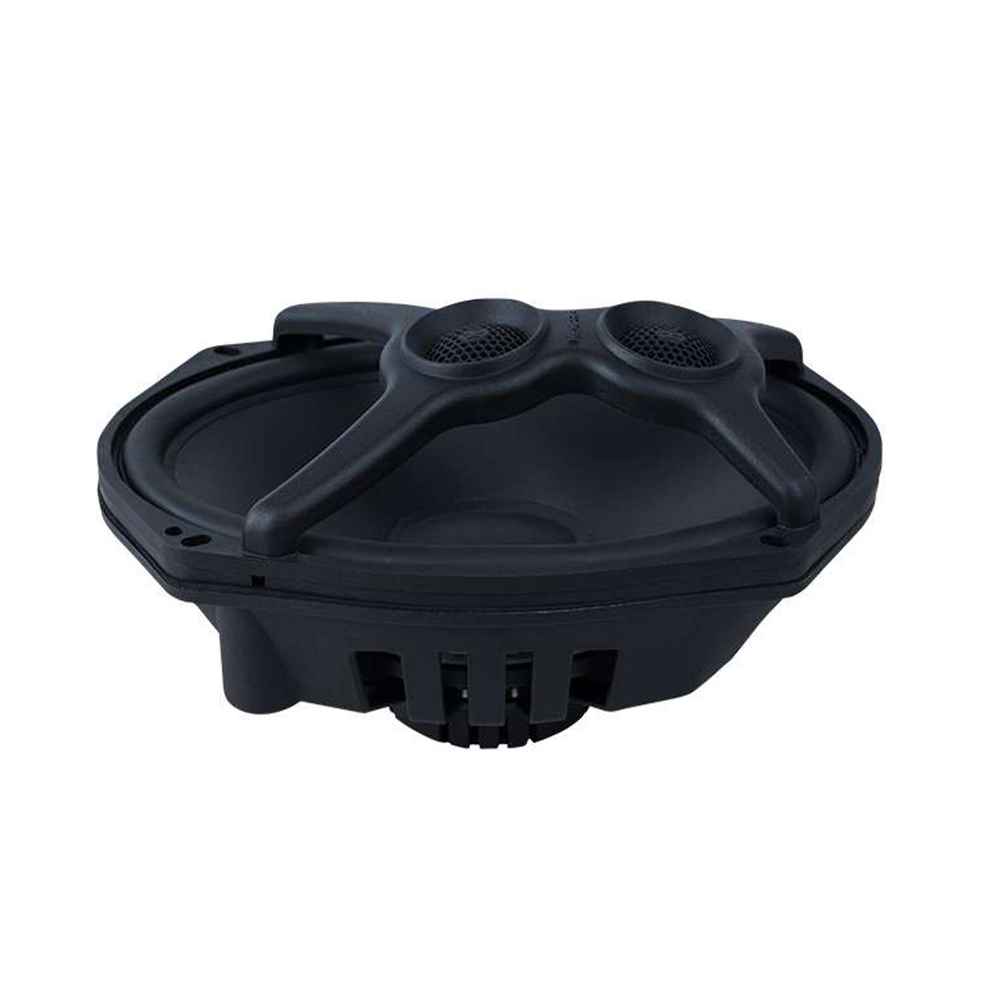 Alt View 5. Memphis Car Audio - Memphis Audio MXHD14LIDKIT 14+ HD Bag Lids with Integrated 6X9" Speakers 125W/250W - Black/Gray.