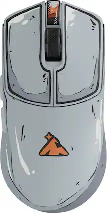 Front. Higround - Yuma Wireless Mouse - CELSHADE.