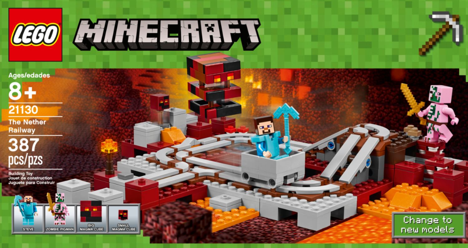 LEGO Minecraft The Nether Railway 21130 6174352 - Best Buy