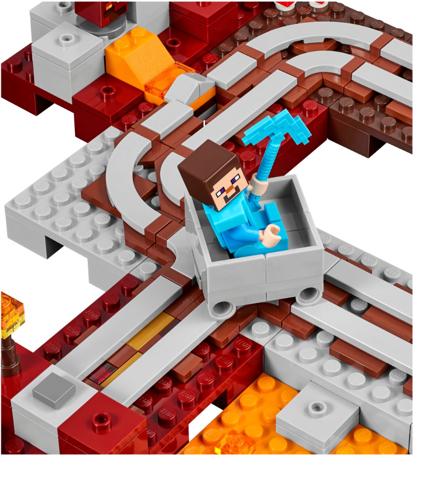Best Buy: LEGO Minecraft The Nether Railway 21130 6174352