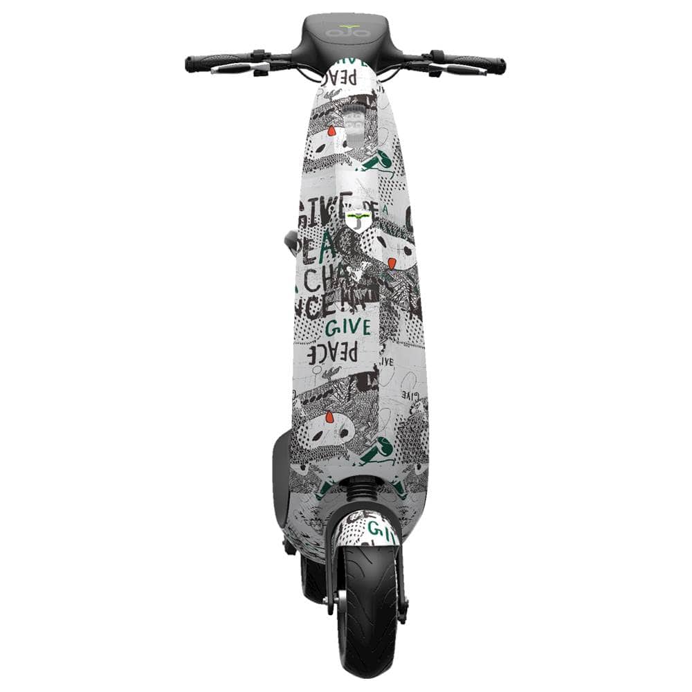 Front. Commuter Scooter - Street Art.