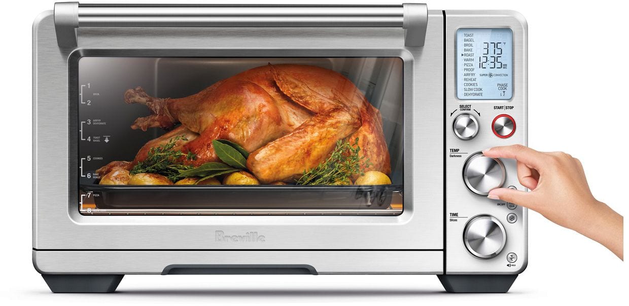 Alt View 13. Breville - Smart Oven Air Fryer Pro Convection Toaster/Pizza Oven - Stainless Steel.