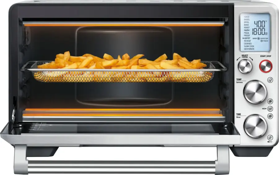 Alt View 14. Breville - Smart Oven Air Fryer Pro Convection Toaster/Pizza Oven - Stainless Steel.