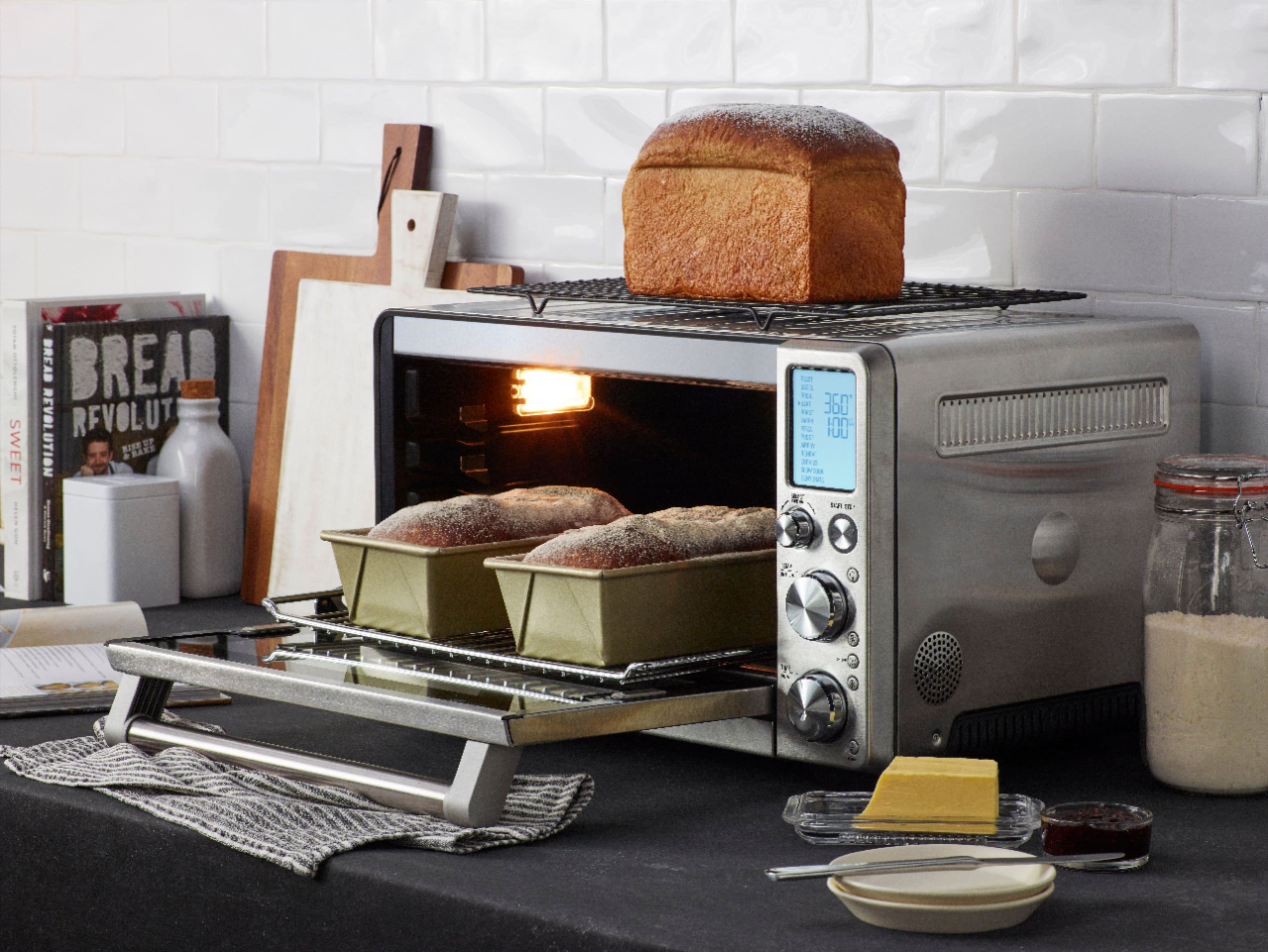 Alt View 16. Breville - Smart Oven Air Fryer Pro Convection Toaster/Pizza Oven - Stainless Steel.