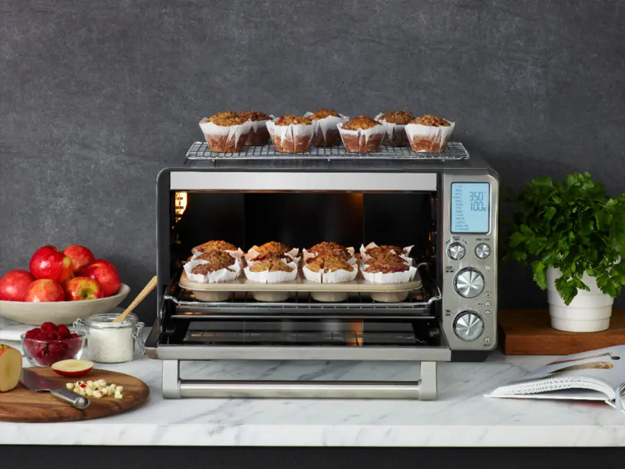 Alt View 17. Breville - Smart Oven Air Fryer Pro Convection Toaster/Pizza Oven - Stainless Steel.
