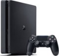 Front. Sony - PlayStation 4 1TB Console - Black.
