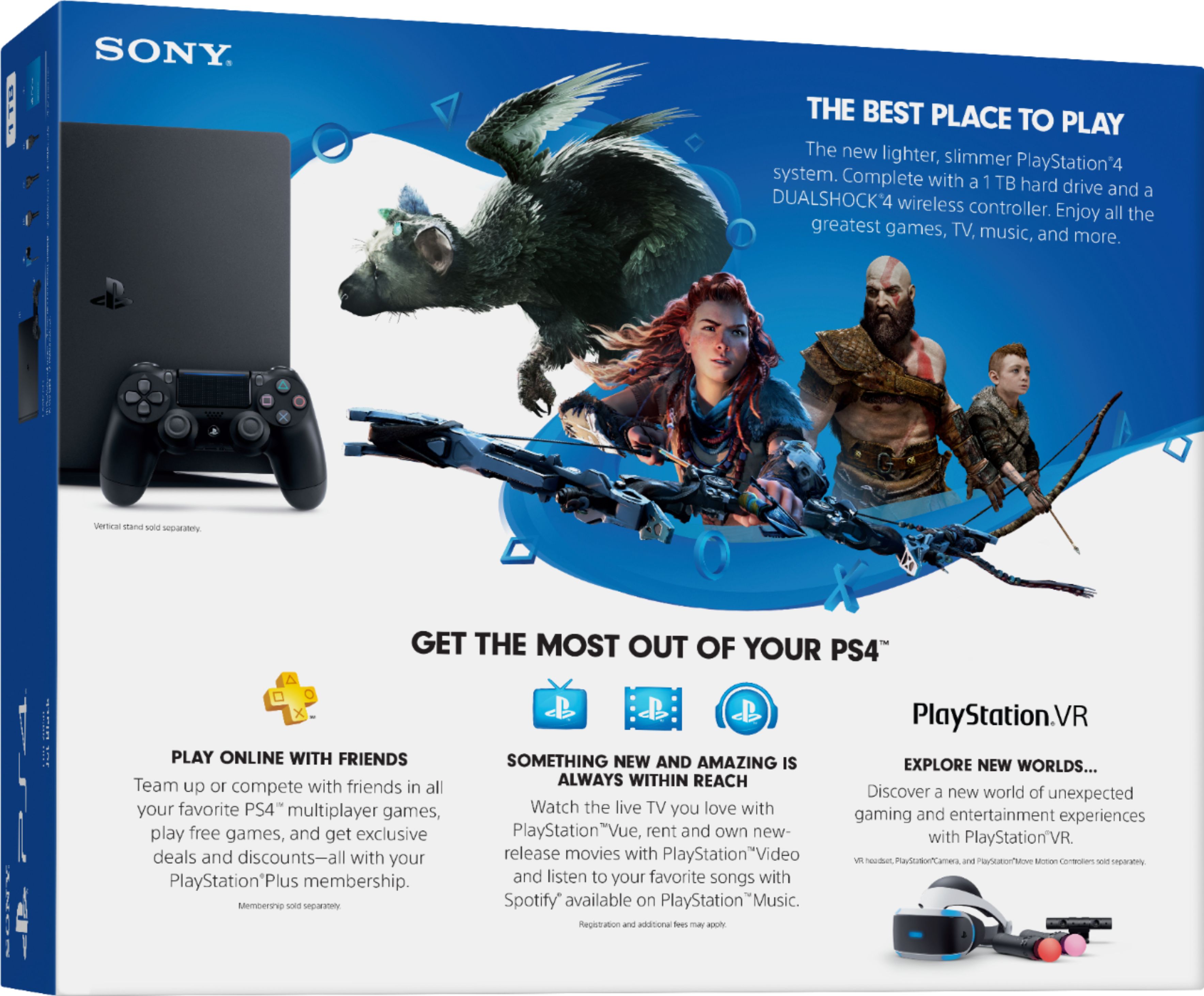 Best Buy: Sony PlayStation 4 1TB Console Black 3002337