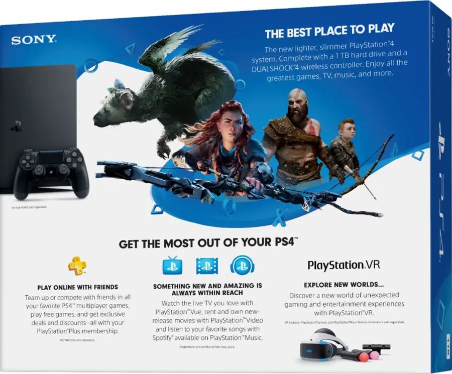 Alt View 16. Sony - PlayStation 4 1TB Console - Black.