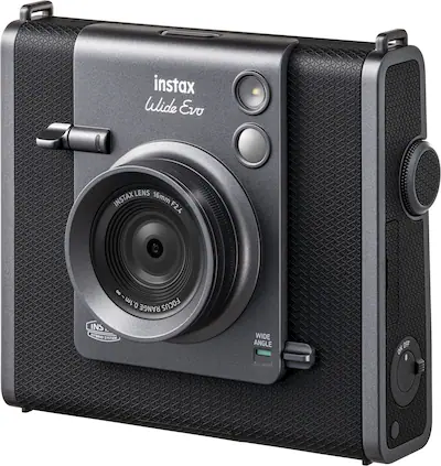 Fujifilm instax WIDE Evo Hybrid Instant Film Camera Black 16840957