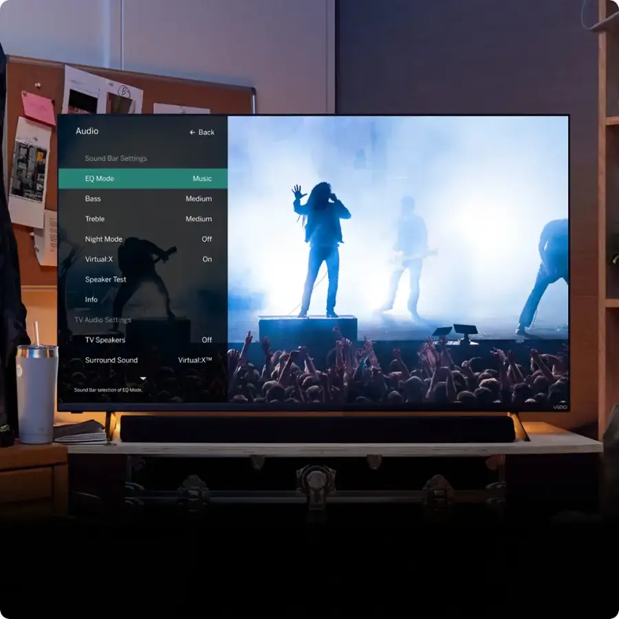 Alt View 11. VIZIO - M-Series All-in-One 2.1 Immersive Sound Bar with Dolby Atmos, DTS:X and Built In Subwoofers - Black.