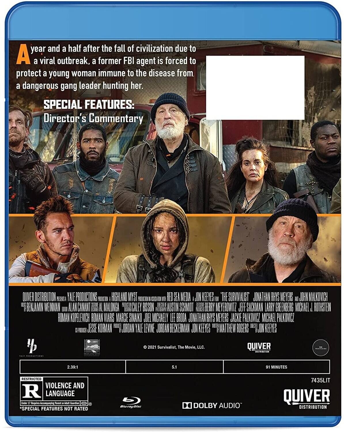 Alt View 1. The Survivalist   - BLU-RAY.