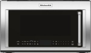 KitchenAid - 1.9 Cu. Ft. Convection Over-the-Range Microwave with Sensor Cooking - Stainless steel - Front_Zoom