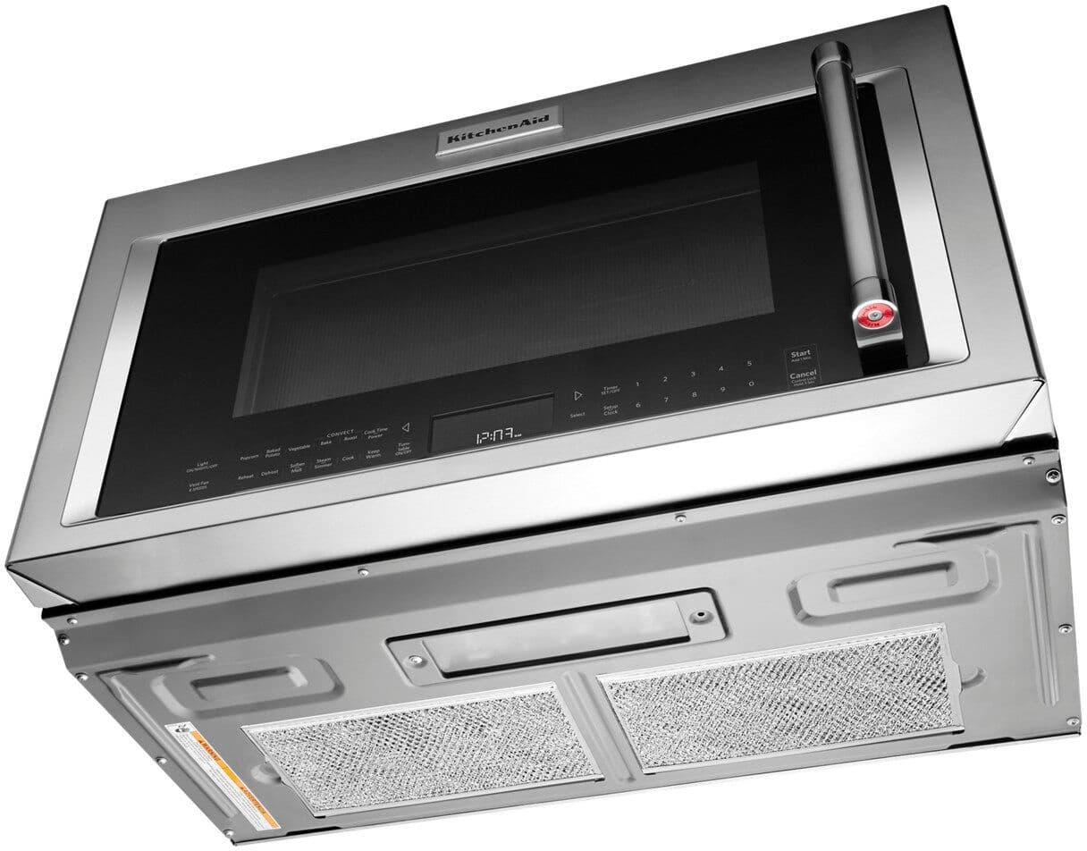 Alt View 15. KitchenAid - 1.9 Cu. Ft. Convection Over-the-Range Microwave with Sensor Cooking - Stainless Steel.