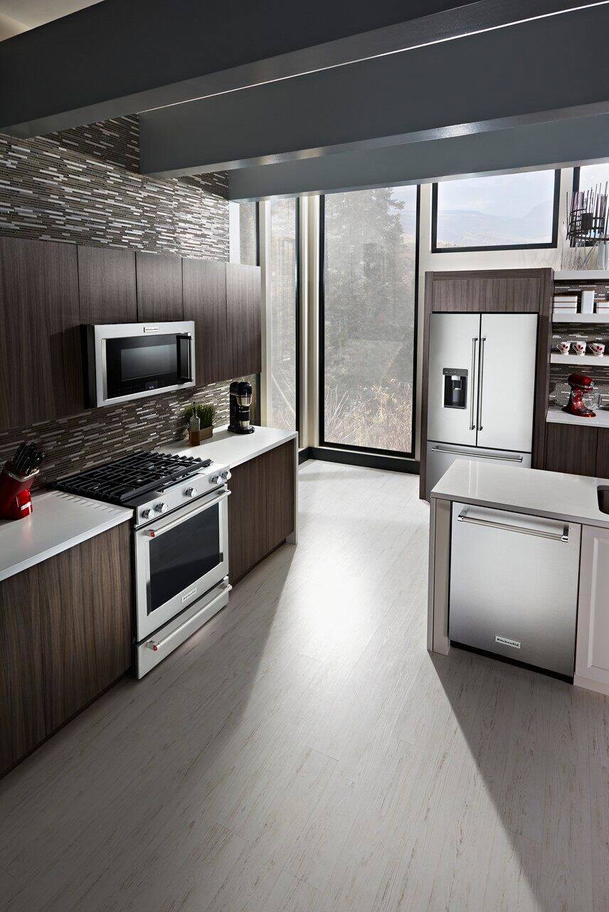 Alt View 17. KitchenAid - 1.9 Cu. Ft. Convection Over-the-Range Microwave with Sensor Cooking - Stainless Steel.