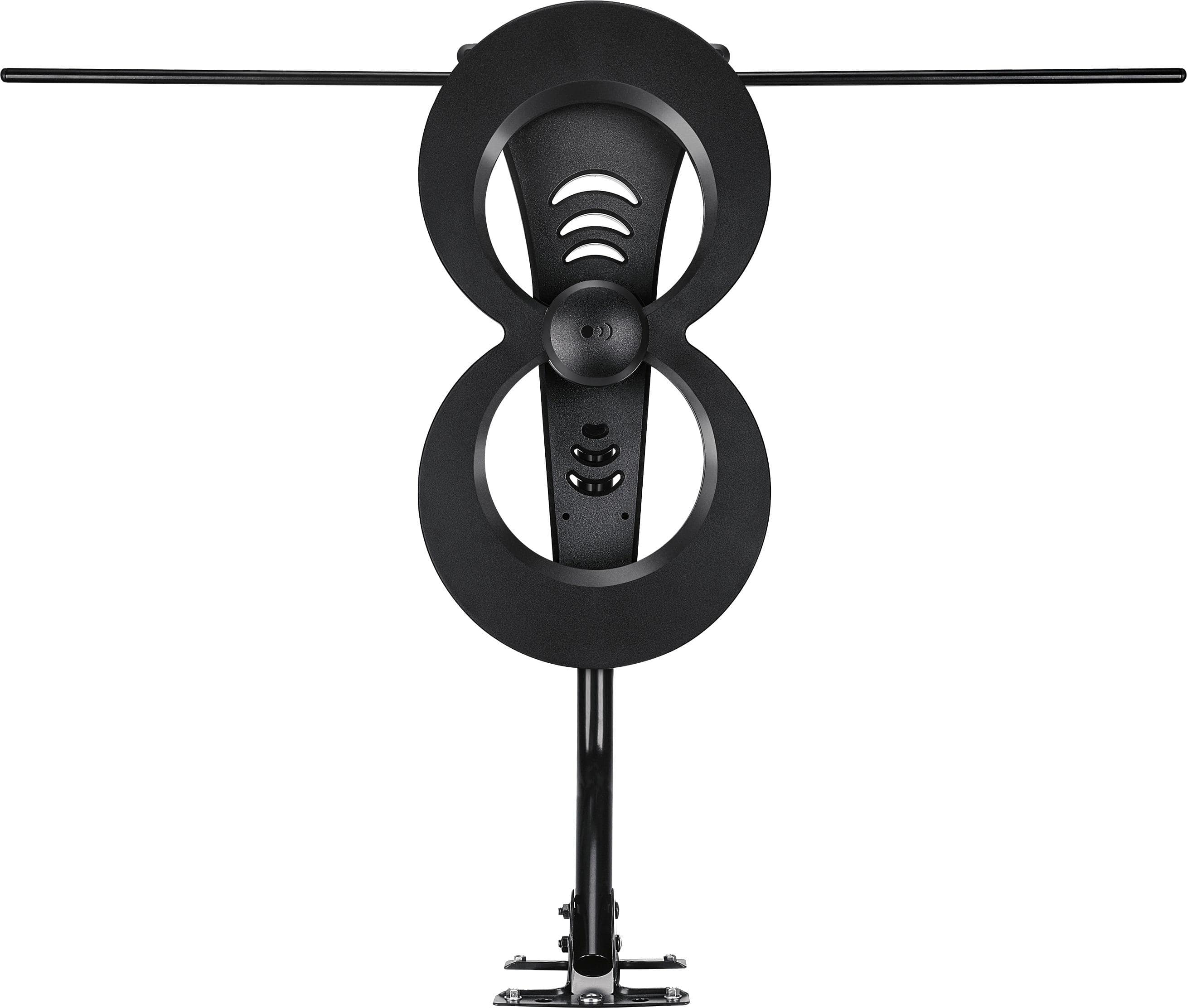 Front. Antennas Direct - ClearStream 2MAX Indoor/Outdoor HDTV Antenna - Black.