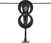 Front Zoom. Antennas Direct - ClearStream 2MAX Indoor/Outdoor HDTV Antenna - Black.