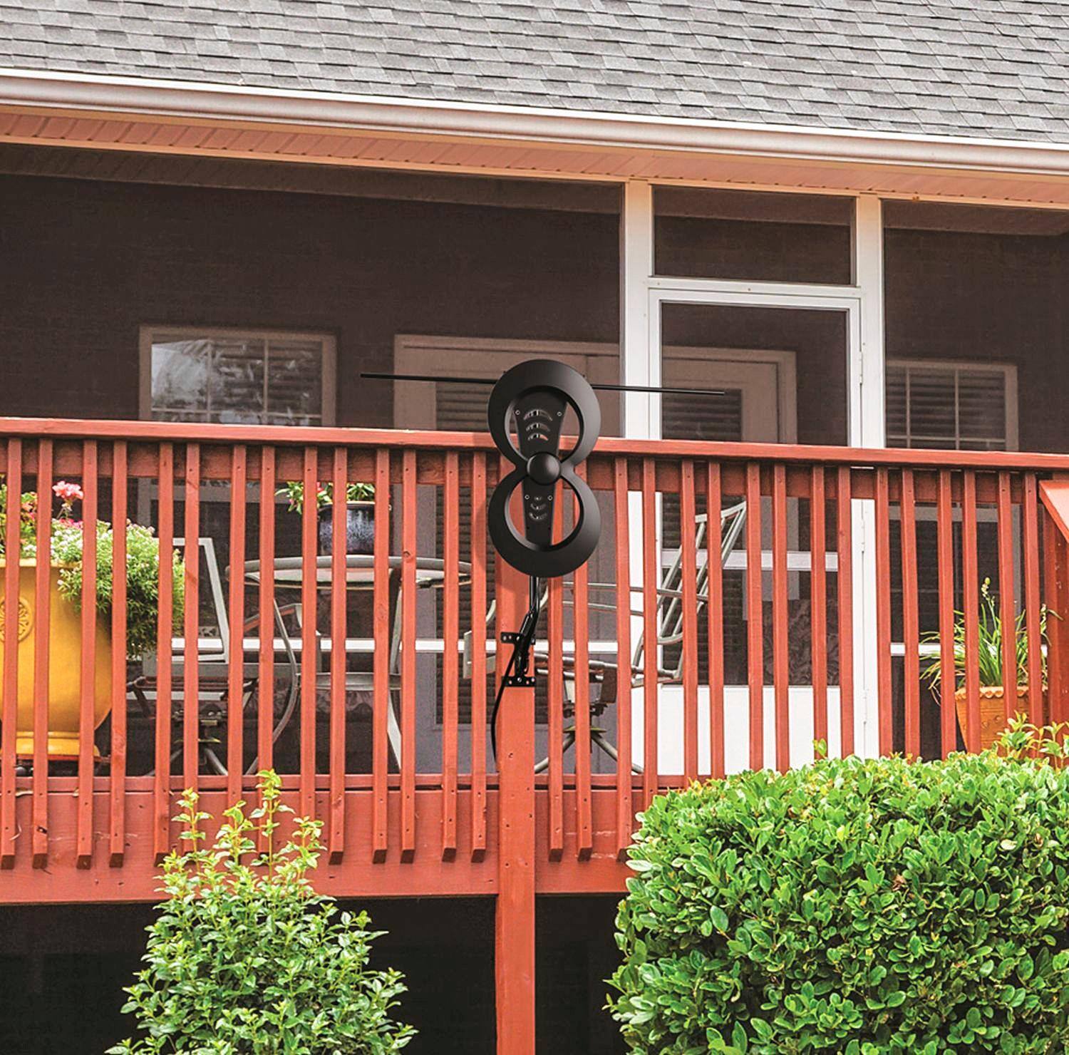 Alt View 12. Antennas Direct - ClearStream 2MAX Indoor/Outdoor HDTV Antenna - Black.