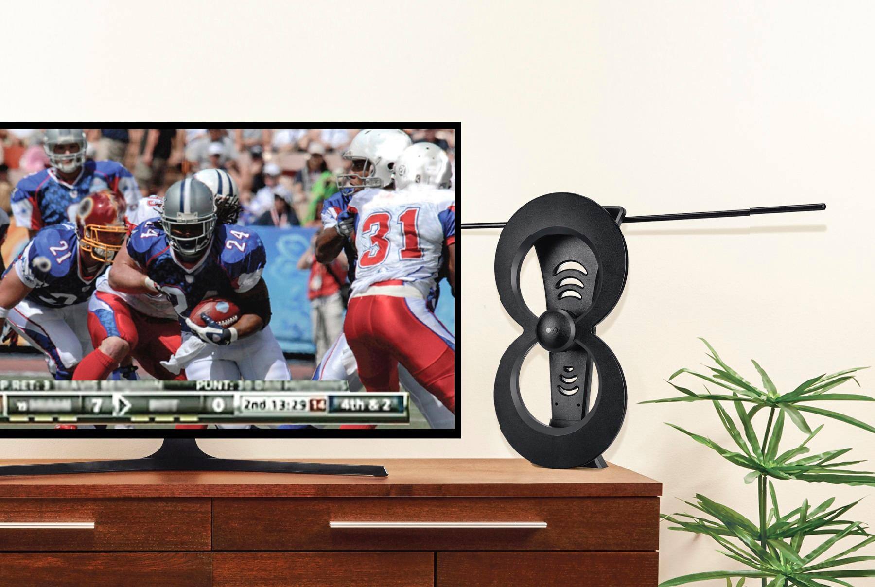 Alt View 14. Antennas Direct - ClearStream 2MAX Indoor/Outdoor HDTV Antenna - Black.