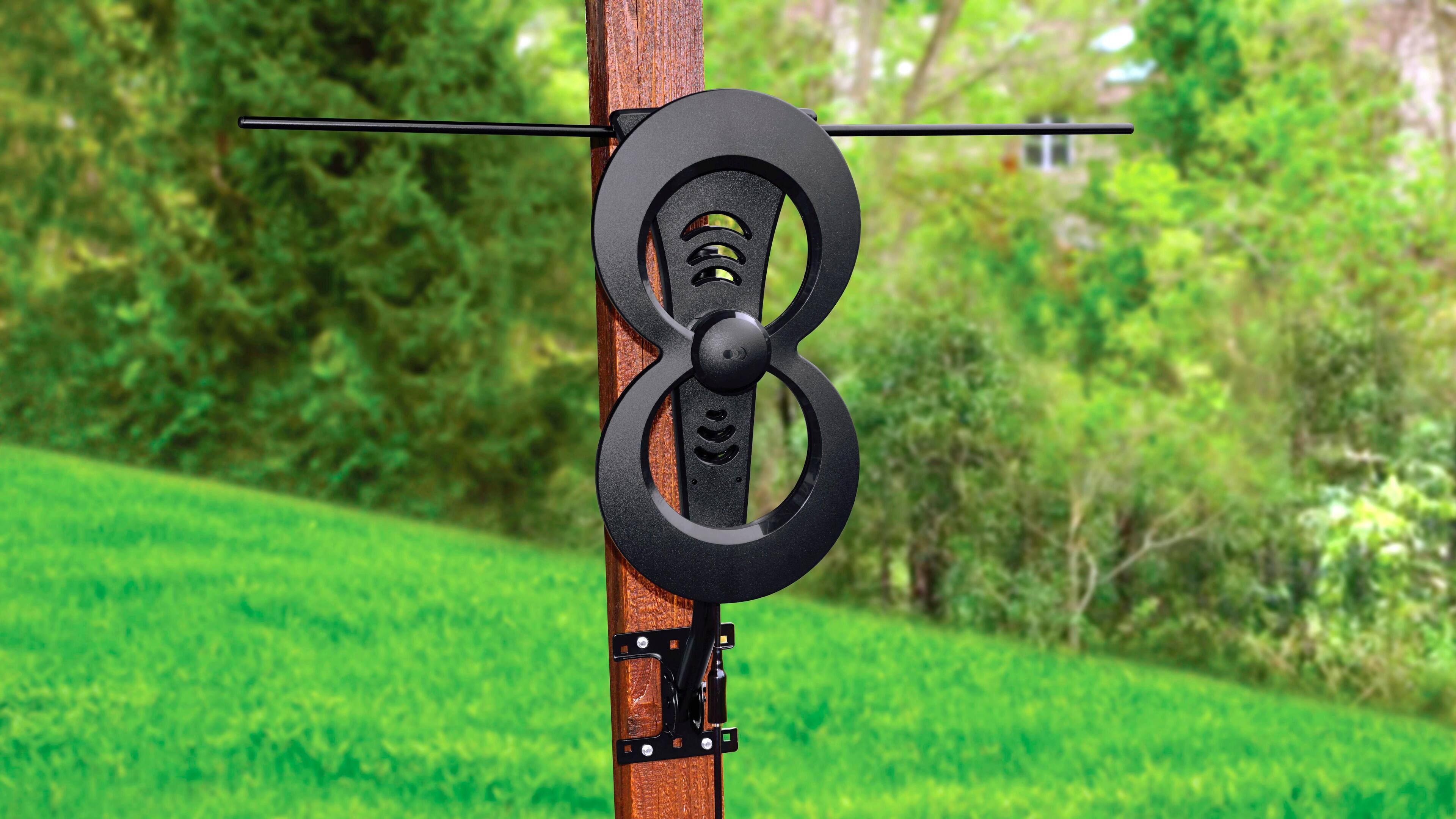 Alt View 19. Antennas Direct - ClearStream 2MAX Indoor/Outdoor HDTV Antenna - Black.