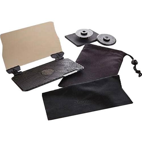 Front Zoom. Hudway - Glass - Black.