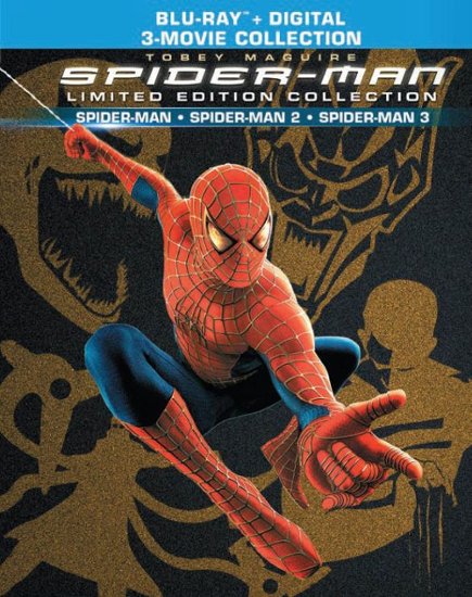 Spider-Man Trilogy Limited Edition Collection [Blu-ray] [2 Discs] - Front_Standard