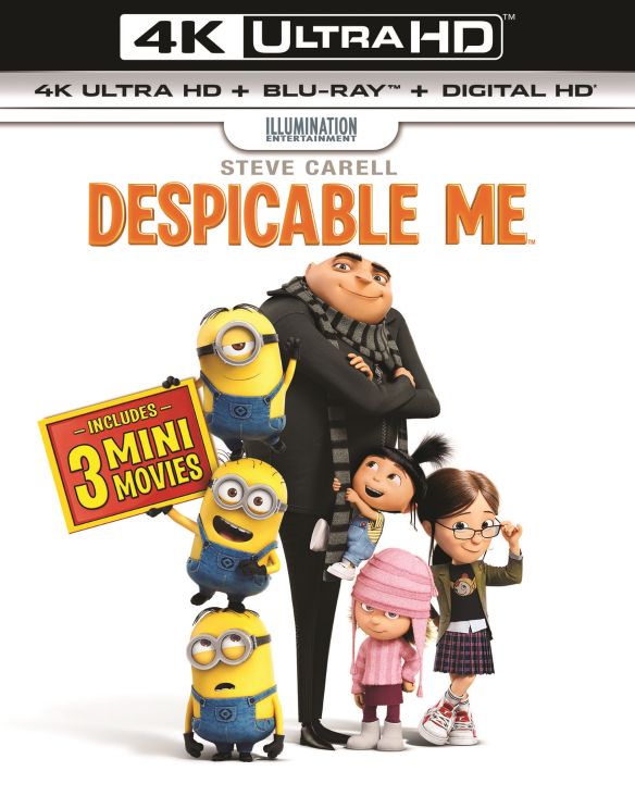  Despicable Me [Includes Digital Copy] [4K Ultra HD Blu-ray] [2 Discs] [2010]