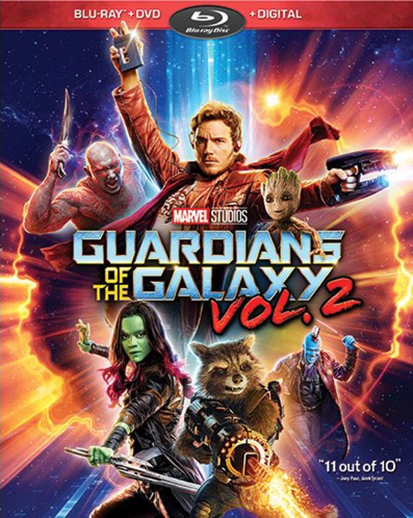  Guardians of the Galaxy Vol. 2 [Includes Digital Copy] [Blu-ray/DVD] [2017]