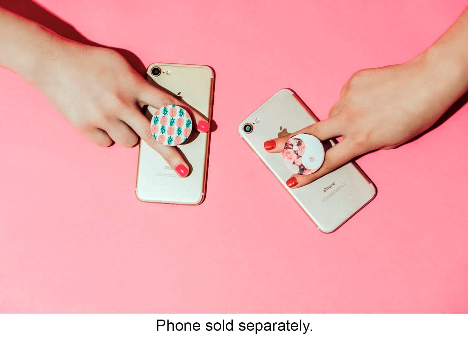 Alt View 13. PopSockets - Finger Grip/Kickstand for Mobile Phones - Blue Marble.